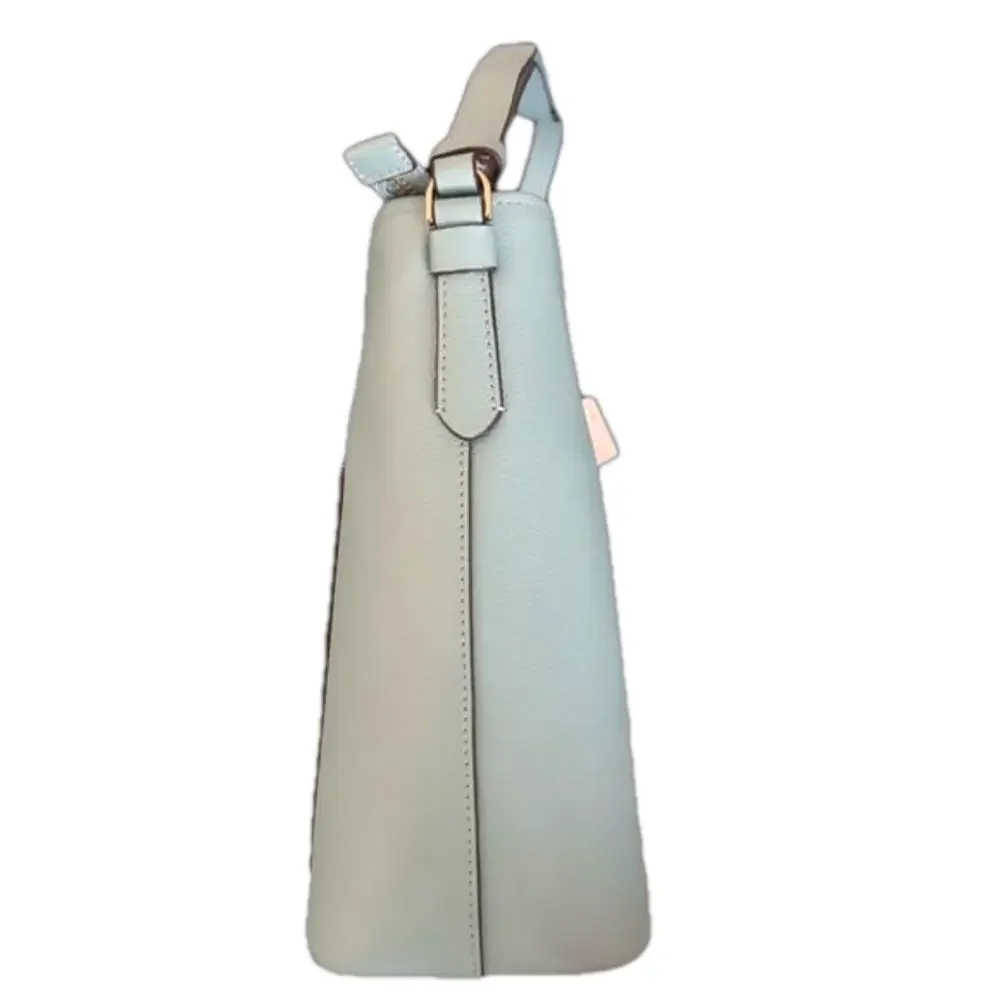 NWT Kate Spade Pebble Blue Elsie Bucket Bag